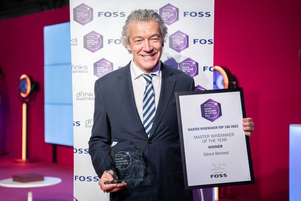 L'Audois Gérard Bertrand désigné meilleur vigneron du monde 2023 par une revue britannique spécialisée - février 2023.