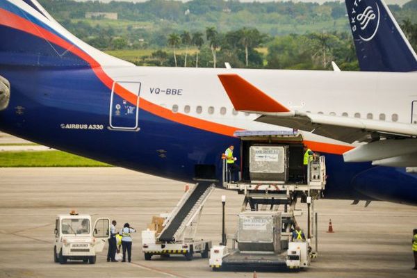 Un avion de la compagnie Aéroflot à l'aéroport de La Havane à Cuba. (Photo d'illustration). 