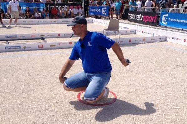 Gérard Garagnon, vainqueur du mondial à pétanque 2014.