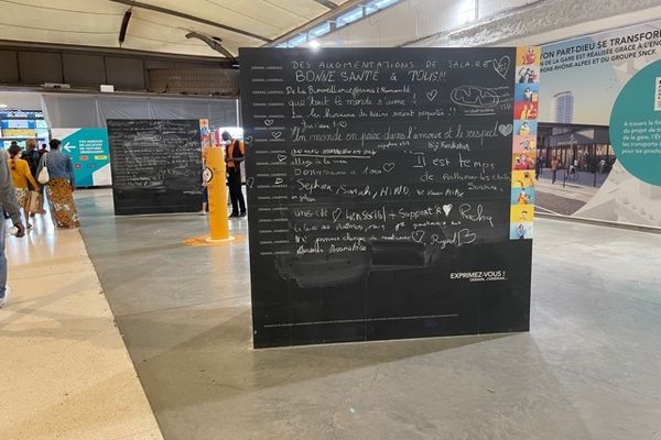 Un mur d'expression à la gare Lyon Part-Dieu : pourquoi faire ?