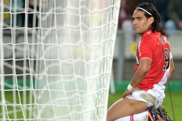 Falcao, attaquant de l'AS Monaco, lors du match contre Nantes-Monaco, le 24 novembre 2013