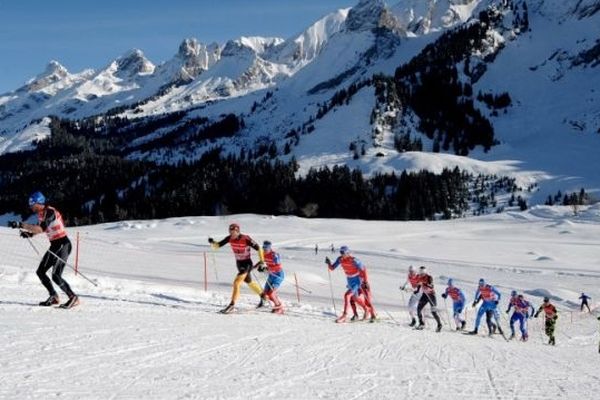 L'étape française de la Coupe du monde de ski de fond à La Clusaz