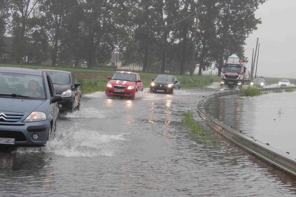 Inondations à Lorgies.