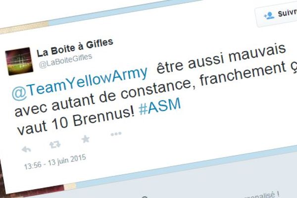 Sur les réseaux sociaux, après la nouvelle défaite de l'ASM en finale du Top 14 face à Paris, c'est une pluie de tweets ravageurs qui s'est abattue.