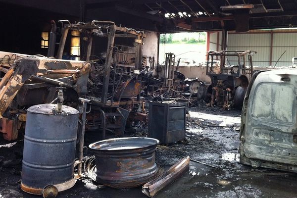 Le stock a été détruit par l'incendie 