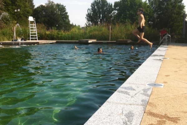 La piscine biologique de Marsac ouverte uniquement l'été