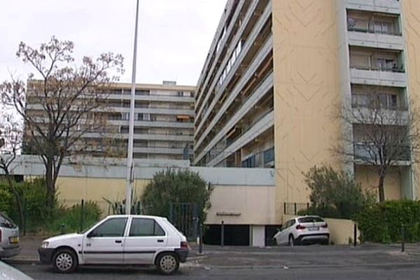 La jeune femme était enfermée dans le sous-sol de cet immeuble dans le quartier de la Paillade