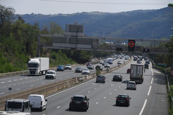 Sur l'A7 en direction de Marseille, la vitesse va être abaissée à compter du 19 février.