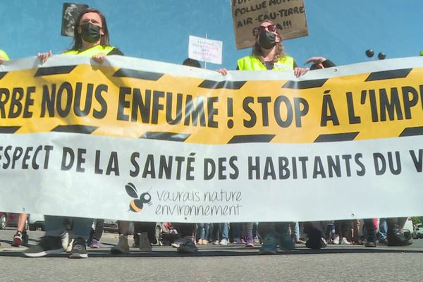 En avril 2021, plusieurs centaines de personnes avaient protesté contre les pratiques illégales des Vergers de Fontorbe.