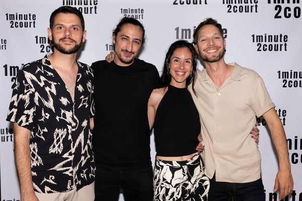 Baptiste Brégeaud, Camille Gardereau, Romain Poli et Héloïse Caretto sont les fondateurs du festival 1minute2court