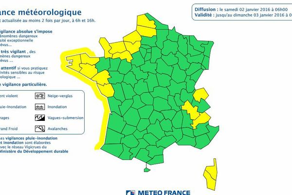 Météo France maintient sa vigilance sur la Charente-maritime.