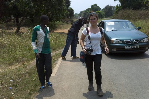 Camille Lepage en Centrafrique en 2014 