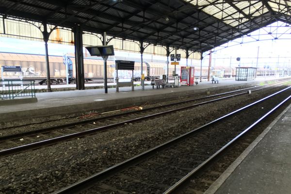 La gare d'Angoulême déserte (photo d'illustration)