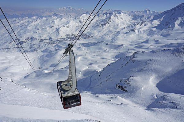 Illustration. Un accident de télécabine a fait deux blessés graves à la station de Val Thorens, ce mardi 19 novembre.