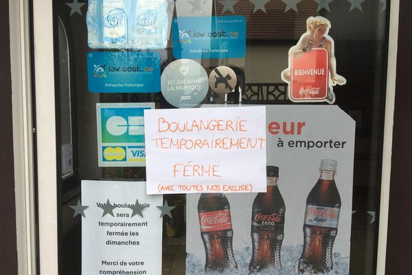 En raison d'une facture EDF impayée, la boulangerie David à Blotzheim (Haut-Rhin) est fermée depuis une dizaine de jours.