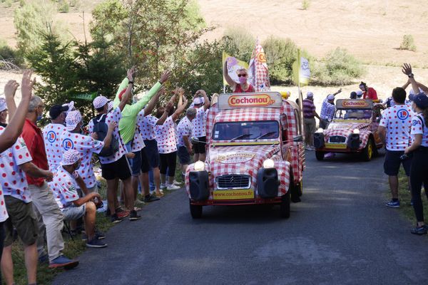 Dans la caravane - Tour de France 2020