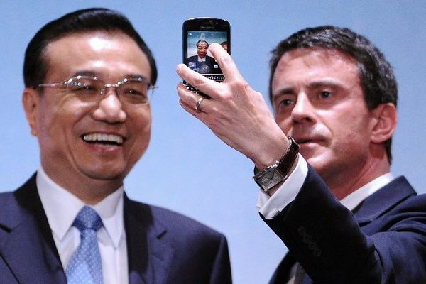 Li Keqiang et Manuel Valls