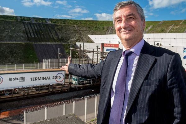 Jacques Gounon, le PDG d'Eurotunnel ce mardi. 