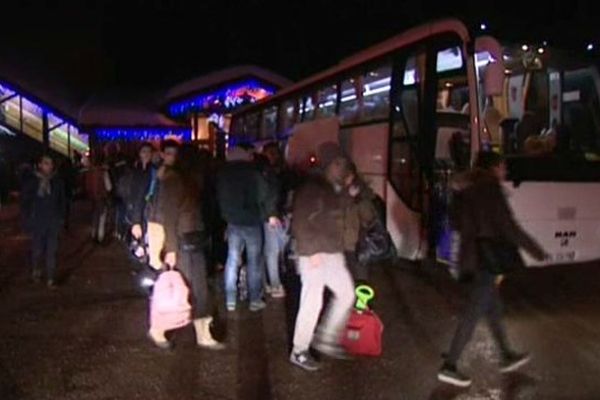 L'arrivée des vacanciers à Val Tho