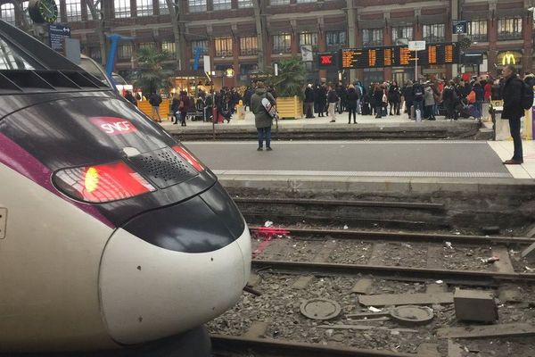 En gare Lille-Flandre (avril 2019)