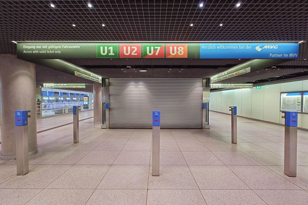 La gare de Munich, ce 27 mars 2023.