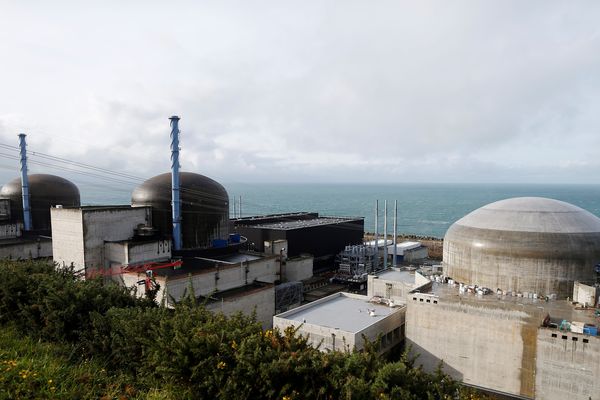 Le site de la centrale EPR de Flamanville (Manche) en novembre 2016