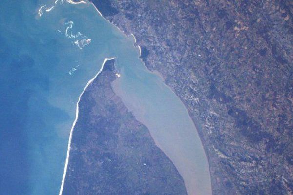 L'Estuaire de la Gironde vu par Thomas Pesquet