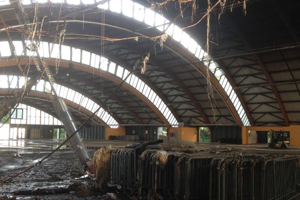 Jura parc en partie détruite par un incendie la nuit dernière