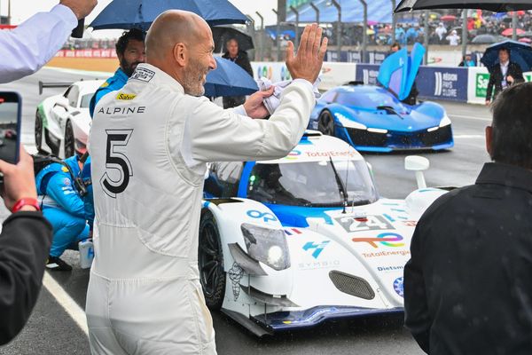 Zizou en blanc est le starter de la 92e édition des 24 heures du Mans