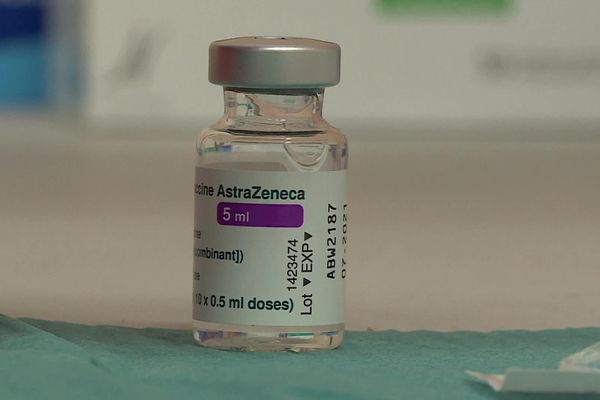 Flacon du vaccin AstraZeneca