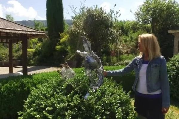 Toutes les sculptures ont été réalisées par la sculptrice installée à Chambéry.