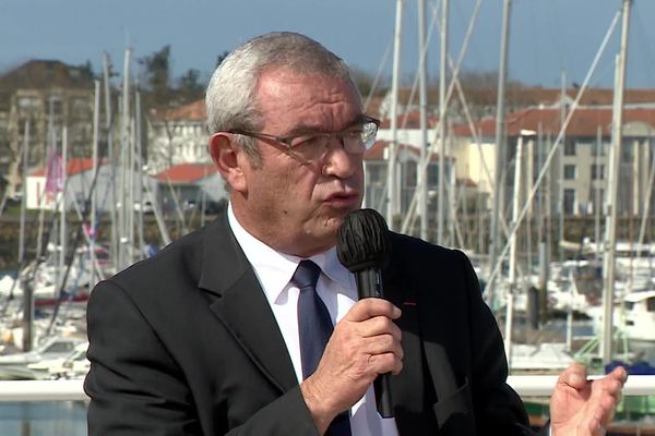 Yves Auvinet aux Sables-d'Olonne le 26 mars 2021