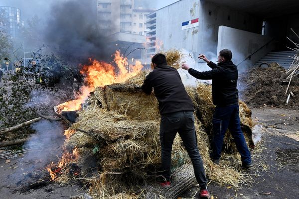 Le 22 novembre dernier, les agriculteurs ont mené des actions sur le périphérique et en centre-ville de Toulouse (Haute-Garonne).