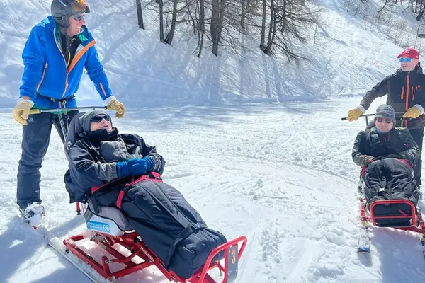 Les dix résidents de l'Ehpad ont pu effectuer plusieurs activités.