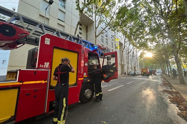 Incendie à Montpellier.