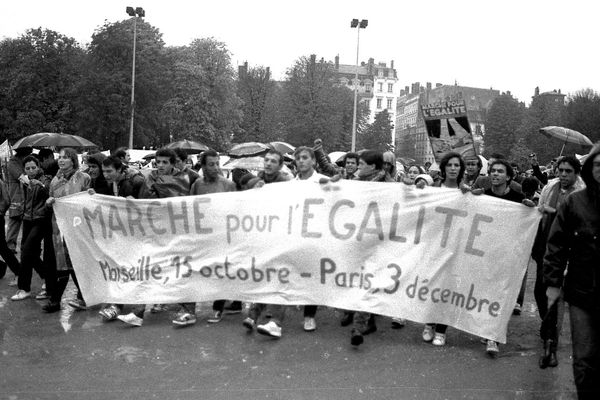 La marche pour l'égalité et contre le racisme, surnommée la marche des beurs, en 1983