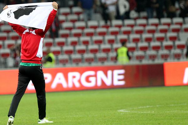 Le 18 octobre 2014 à l'Allianz Riviera