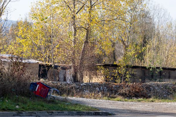 Le camp de Roms des Ilettes à Annecy a été évacué par les forces de l'ordre. Photo d'archives.