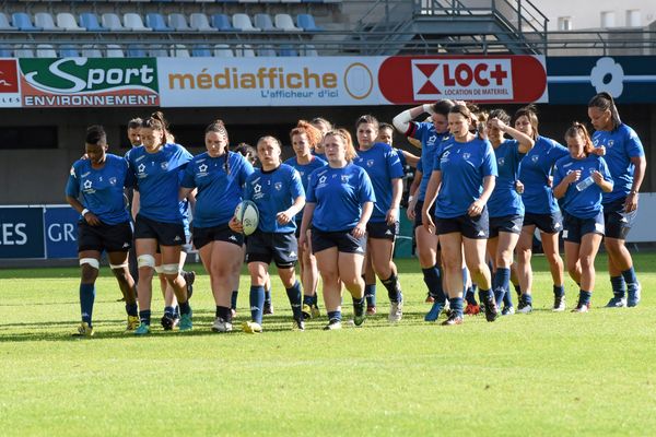 Les montpelliéraines ont été sacrées championnes de France lors de la finale de top 8 de Rugby ce samedi à Bègles - 29 avril 2017