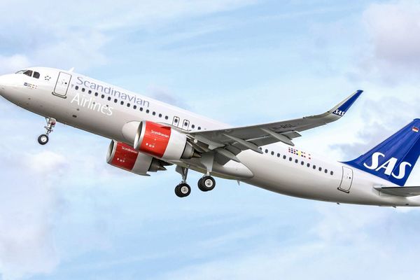 Un Airbus A320neo aux couleurs de SAS