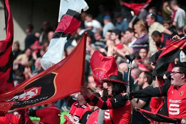 Les supporters rennais sont à la fête