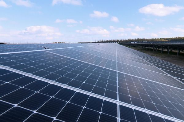 Les panneaux solaires alimenteront 40% des besoins de la communauté de commune Avre Luce Noye (Somme).