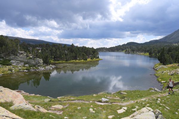 Un des lacs des Camporells, un endroit magique pour poser sa tente.