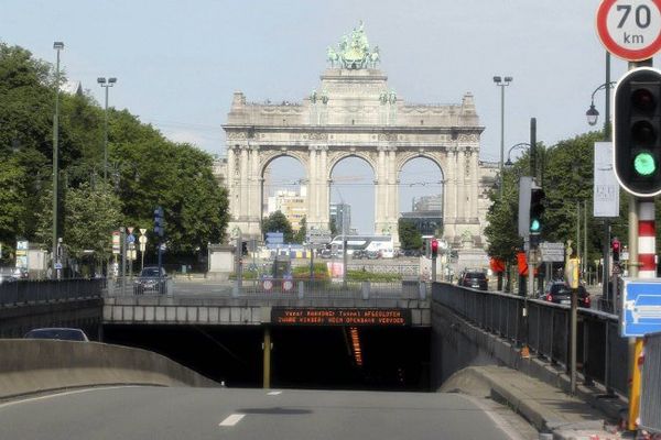 Tunnel à Bruxelles.