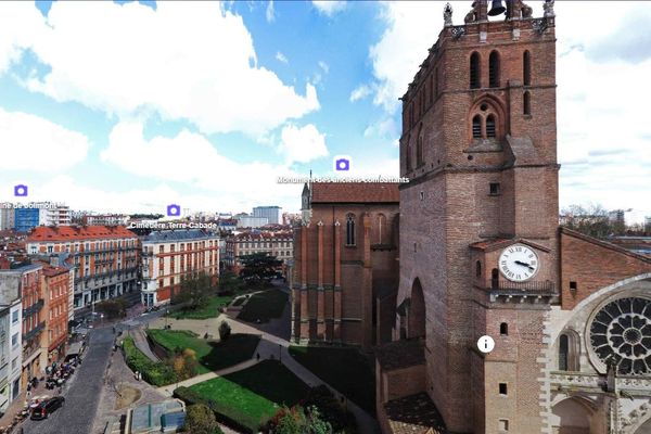 La cathédrale Saint-Etienne de Toulouse, via le site Urban Hist.