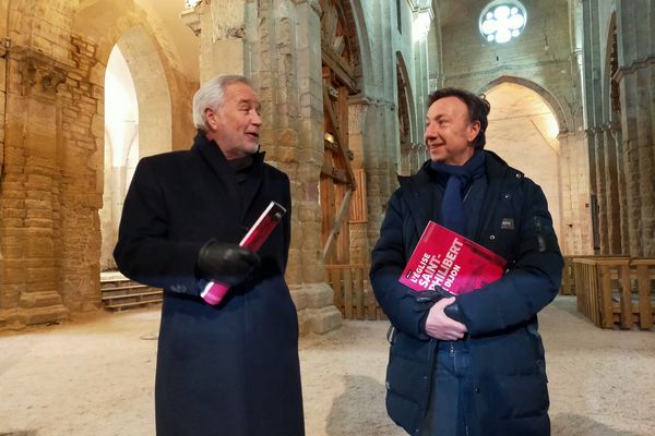 François Rebsamen et la ville de Dijon espèrent que l'église Saint-Philibert sera retenue pour l'édition 2024 du loto du patrimoine.