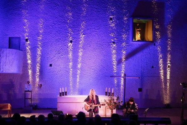 Patti Smith en concert à la Chapelle de Ronchamp 