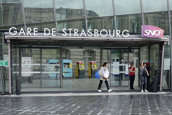 La gare de Strasbourg.