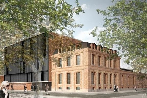 Le projet de bâtiment pour les locaux de Sciences Po Toulouse du Cabinet GGR Architectes