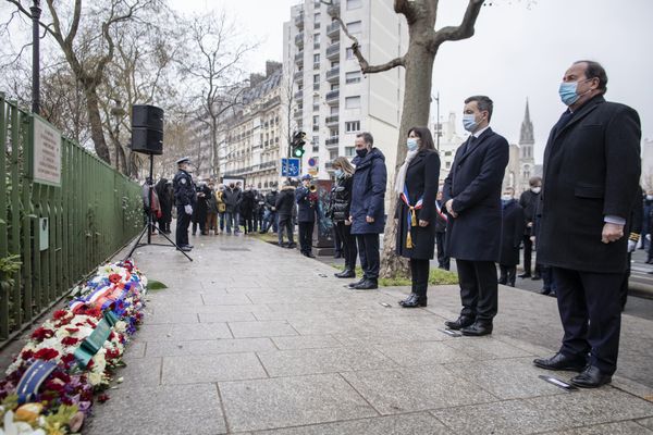 Commémoration en hommage aux victimes des attentats de janvier 2015